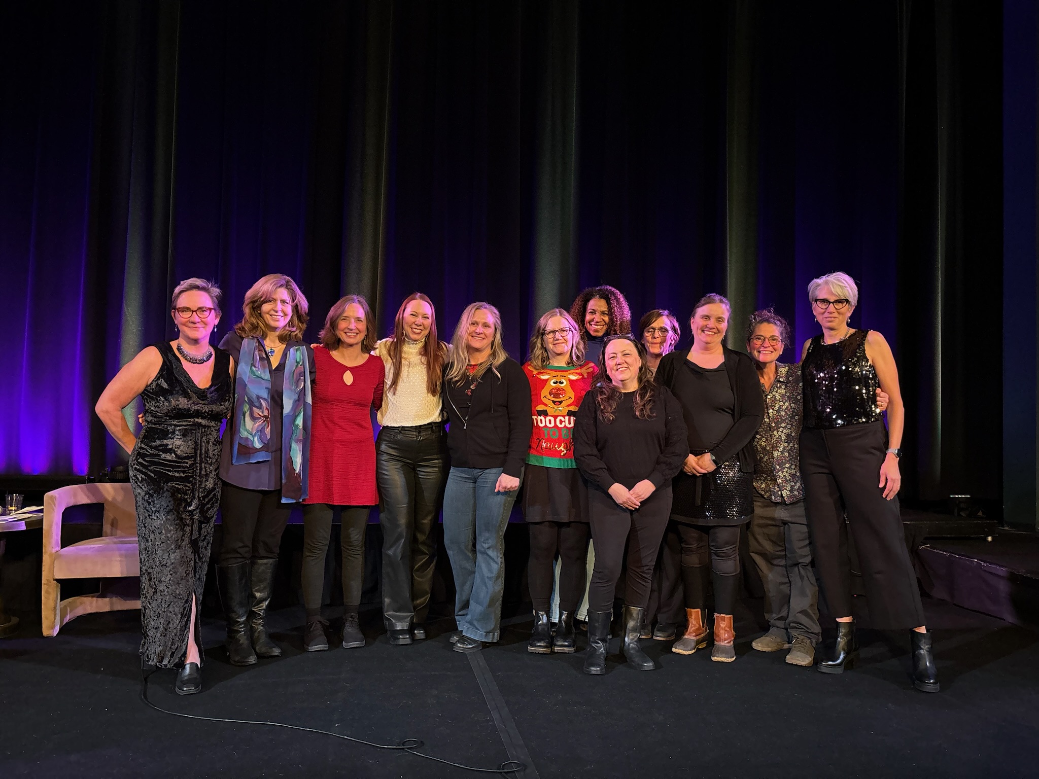 Women connecting through stories